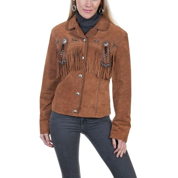Scully Concho Beaded Fringe Women's Jacket L152-81